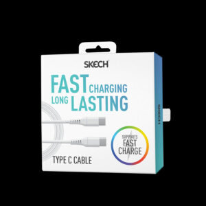 Skech USB-C To C Cable 0.9m White