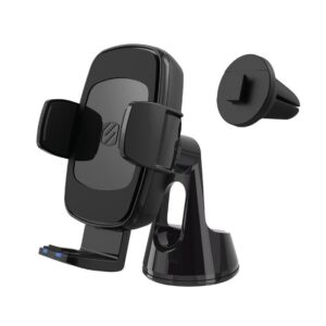 STUCKUP 3in1 Wireless Charging Universal Phone Mount for Window/Dash/Vent Black